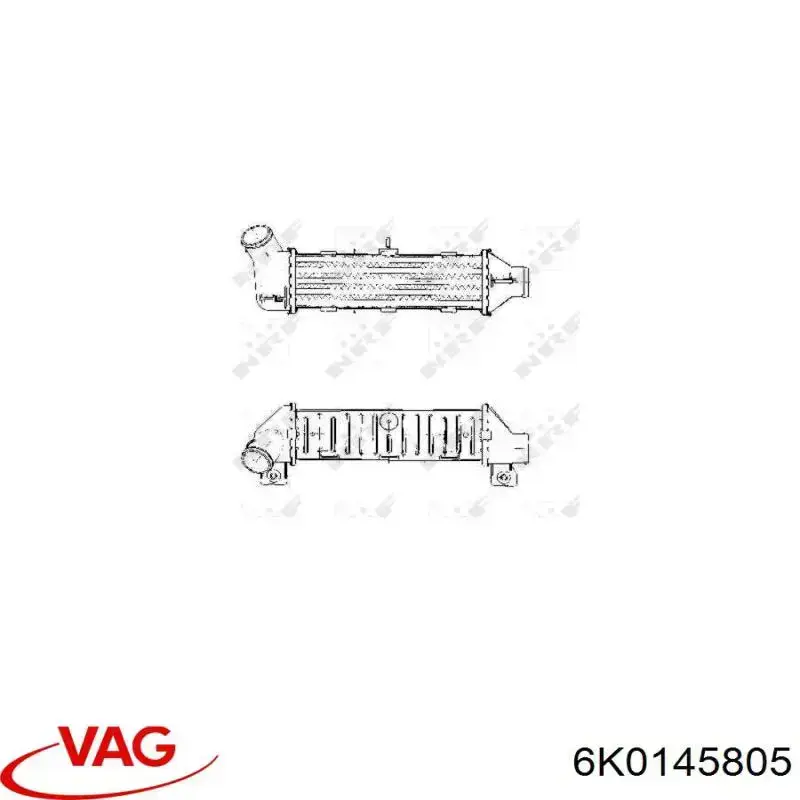 6K0145805 VAG Chłodnica intercoolera