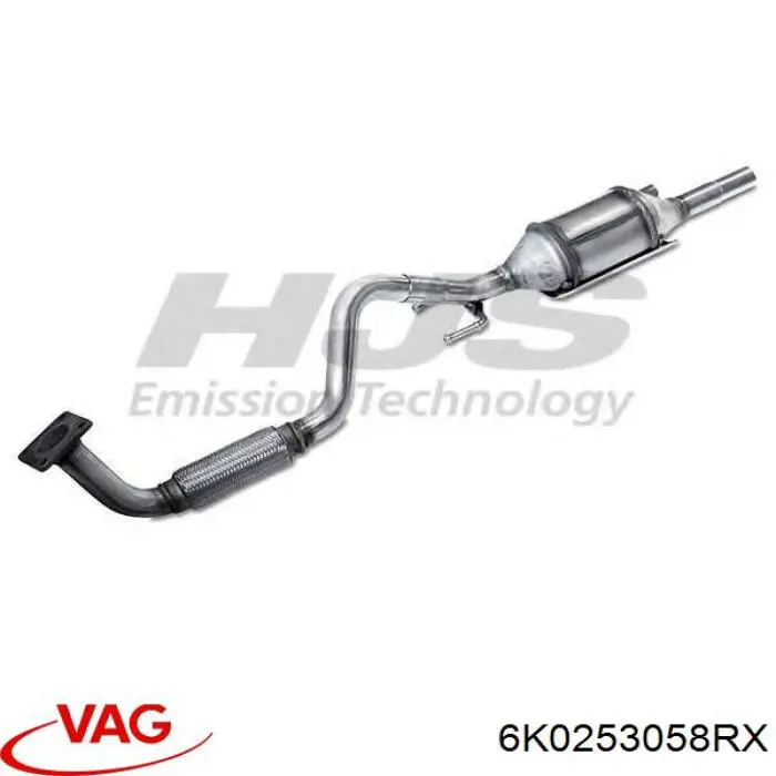 Konwerter-katalizator VAG 6K0253058RX cena, od 182,17 USD