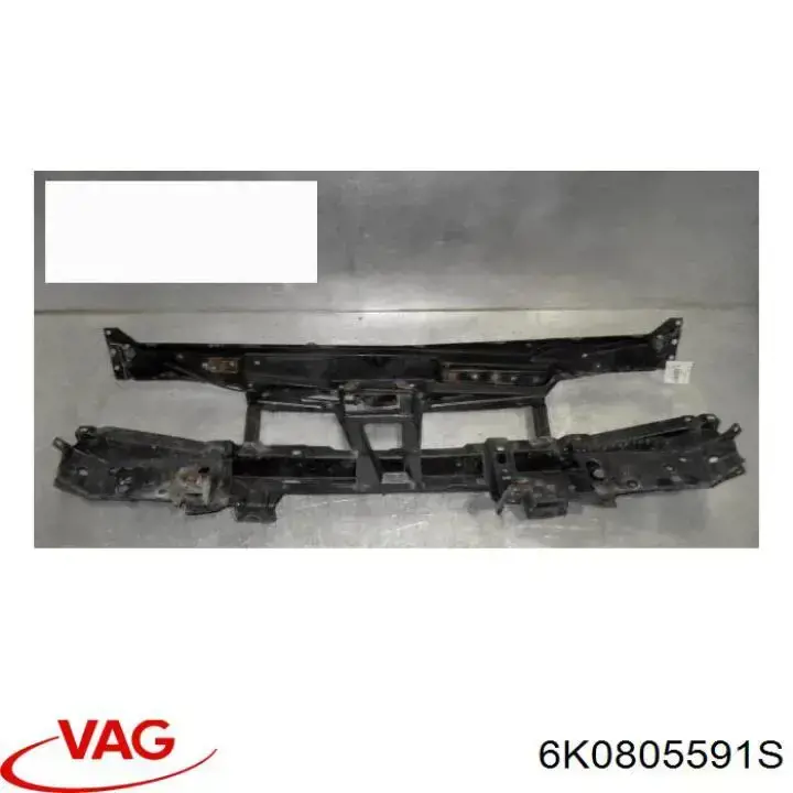 Osłona chłodnicy kompletna (panel mocowania reflektorów) VAG 6K0805591S cena, od 86,83 USD