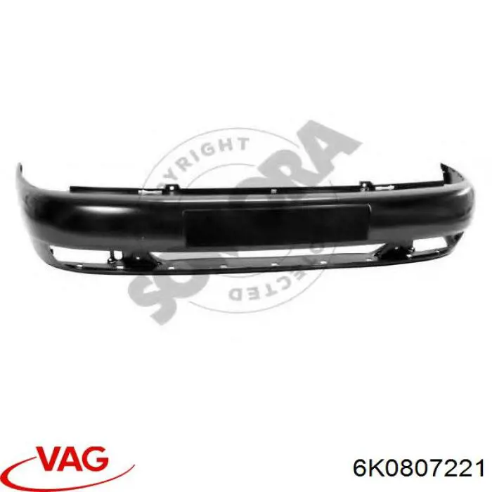 Zderzak przedni VAG 6K0807221 cena, od 129,40 USD