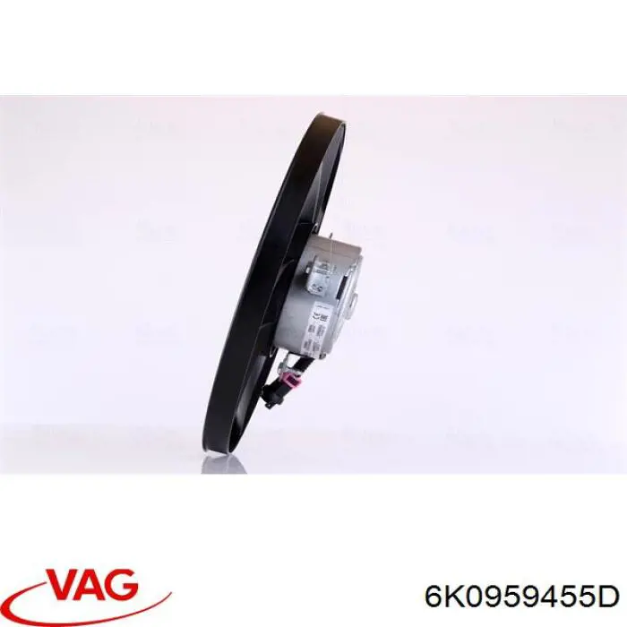 Wentylator elektryczny układu chłodzenia, kompletny (silnik+wirnik) prawy VAG 6K0959455D cena, od 52,53 USD