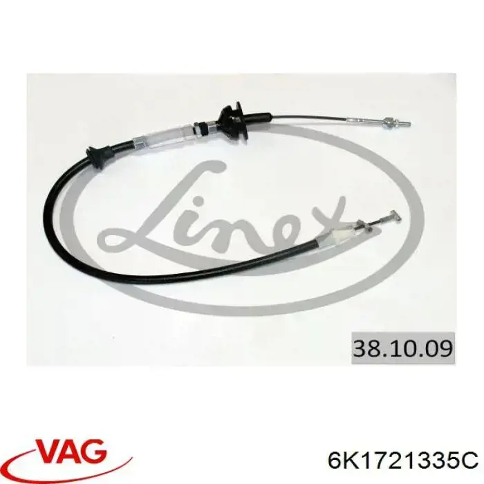 Linka sprzęgła 6K1721335C VAG