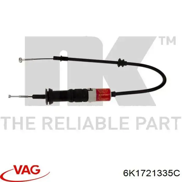 Linka sprzęgła VAG 6K1721335C cena, od 25,48 USD