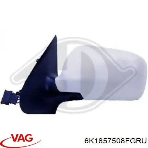 Lusterko wsteczne prawe VAG 6K1857508FGRU cena, od 16,54 USD