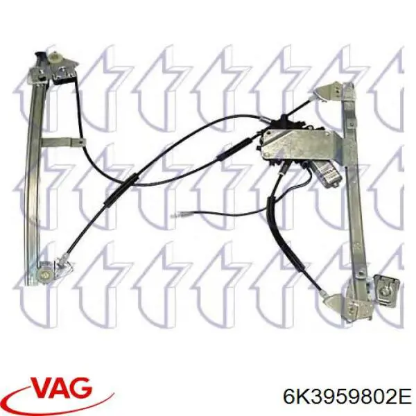 Silniczek podnośnika szyby drzwi przednich prawych VAG 6K3959802E cena, od 71,51 USD