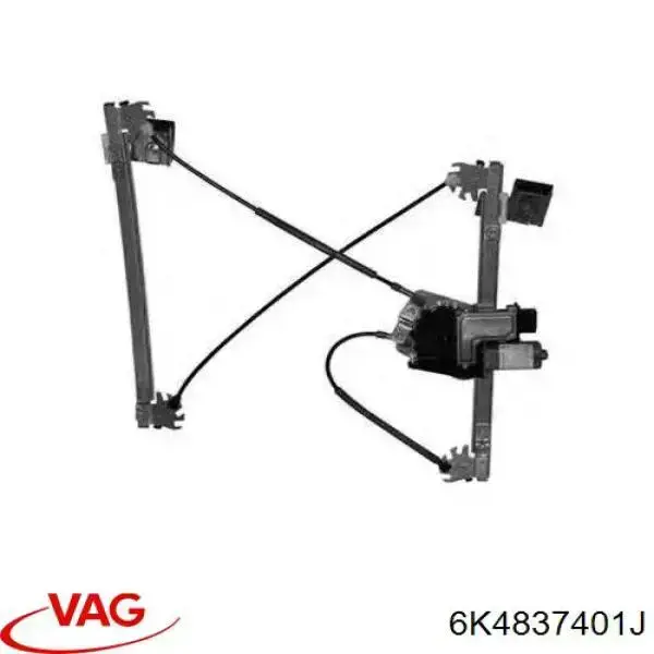Do koszyka 6K4837401J VAG Mechanizm podnoszenia szyby drzwi przednich lewych