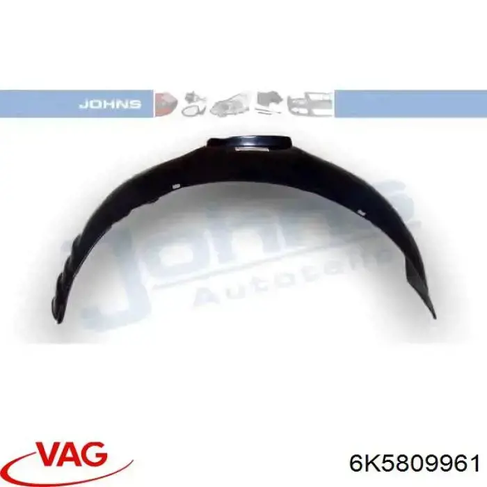 Nadkole błotnika przedniego lewe do Volkswagen Polo III 6KV2
