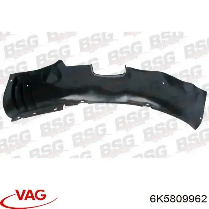 Do koszyka 6K5809962 VAG Nadkole błotnika przedniego prawe