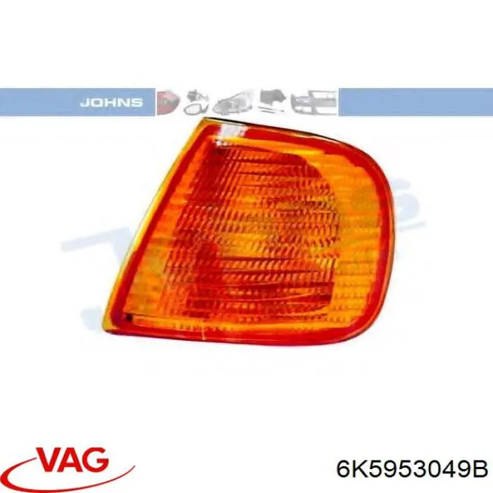 Kierunkowskaz lewy 6K5953049B VAG