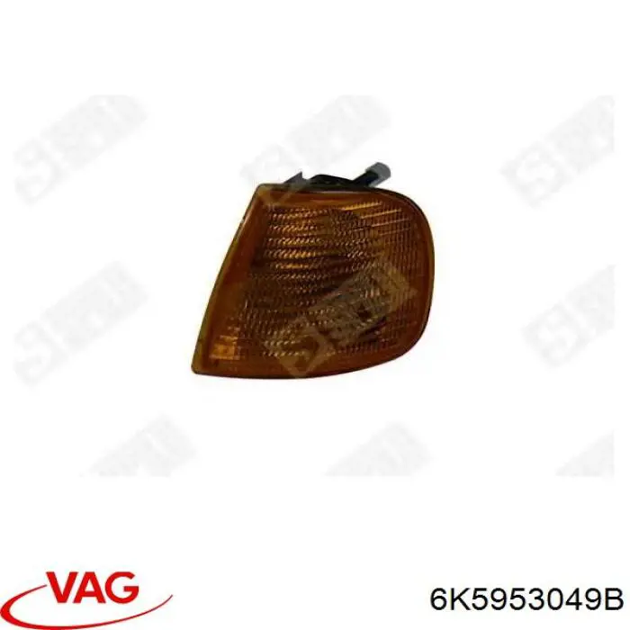 Kierunkowskaz lewy VAG 6K5953049B cena, od 16,00 USD