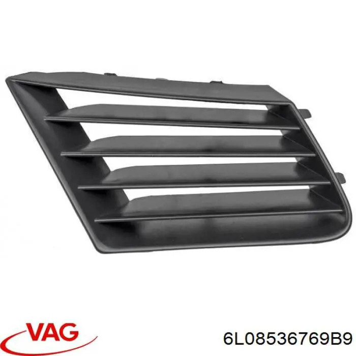 Do koszyka 6L0853676 VAG Atrapa chłodnicy prawa