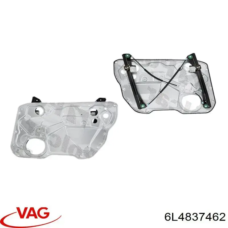 6L4837462 VAG Mechanizm podnoszenia szyby drzwi przednich prawych