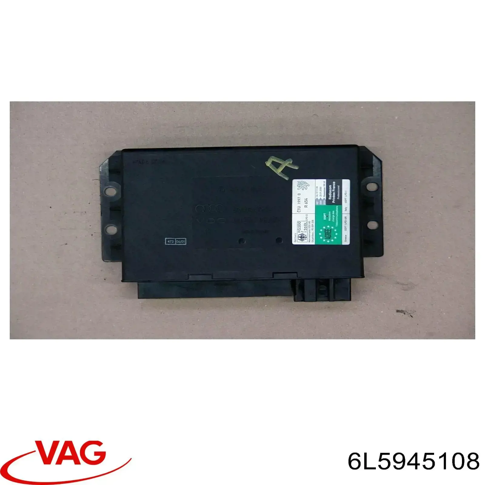 Do koszyka 6L5945094 VAG Lampa zespolona tylna prawa wewnętrzna