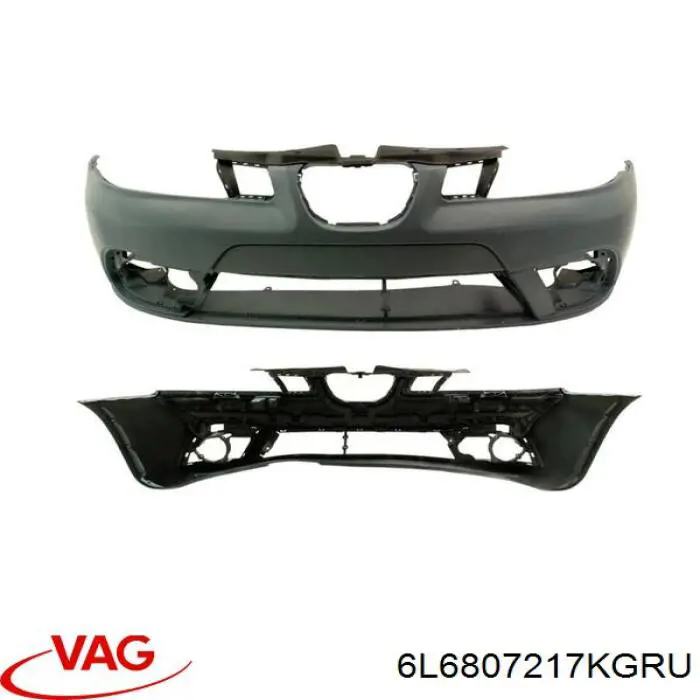 6L6807217KGRU VAG Zderzak przedni