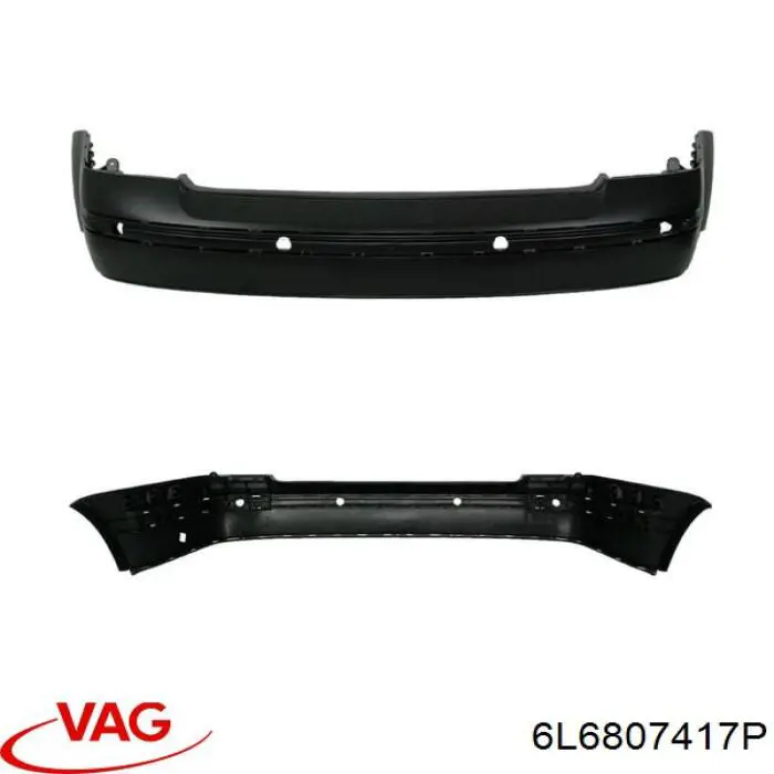 6L6807417P VAG Zderzak tylny