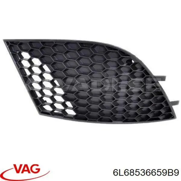 6L68536659B9 VAG Kratka zderzaka przedniego lewa