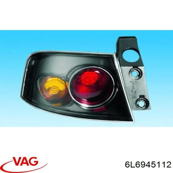 Lampa zespolona tylna prawa zewnętrzna VAG 6L6945112 cena, od 74,91 USD