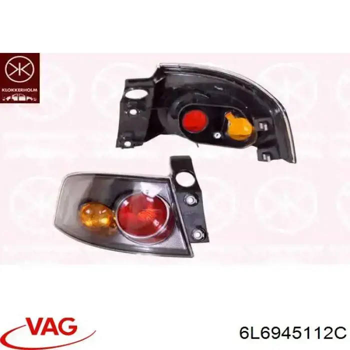 Do koszyka 45405 VAG Lampa zespolona tylna prawa zewnętrzna