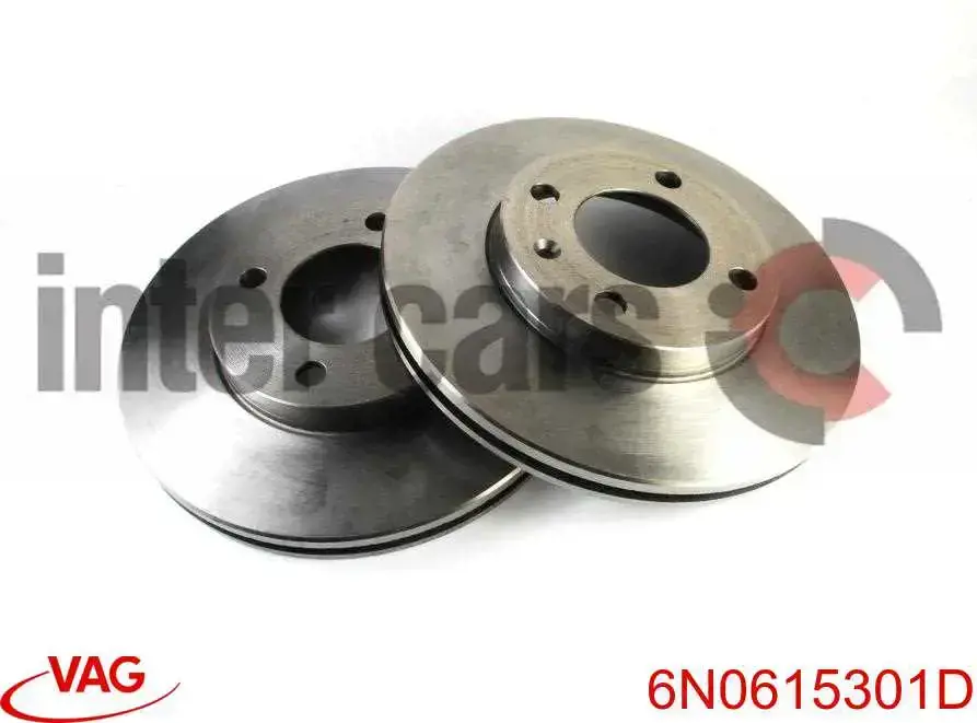 6N0615301D VAG Tarcza hamulcowa przednia