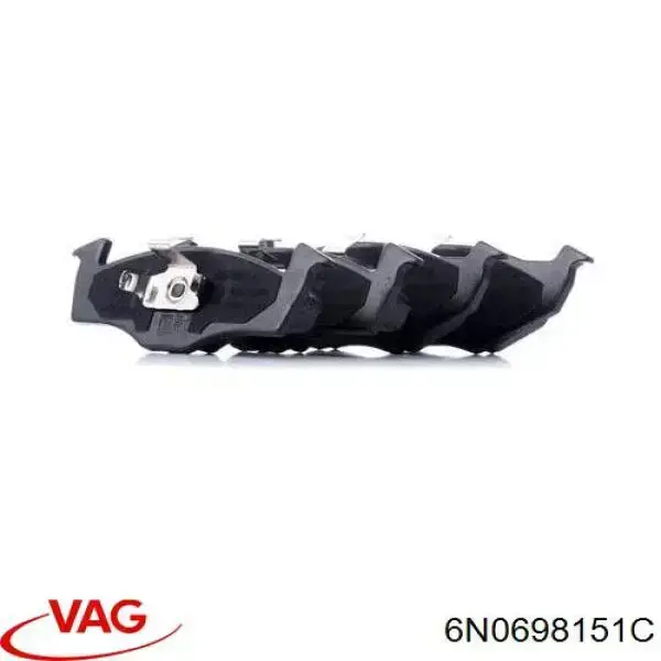 6N0698151C VAG klocki hamulcowe przednie tarczowe