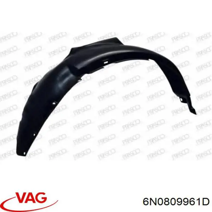 Nadkole błotnika przedniego lewe Volkswagen Polo III hatchback (6N2) (1999 - 2001) cena, od 26,93 USD