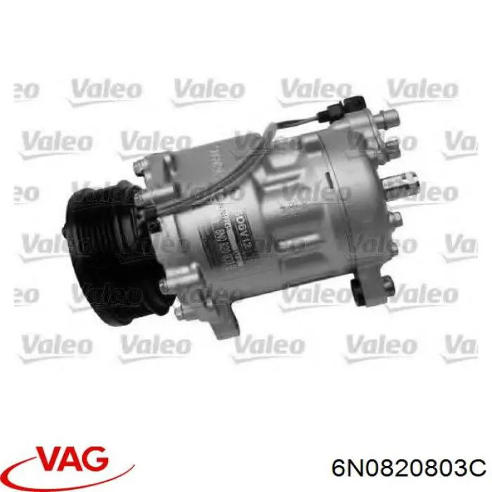 Sprężarka klimatyzacji VAG 6N0820803C cena, od 180,25 USD
