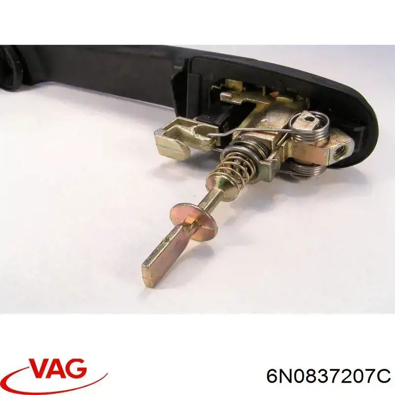 Do koszyka 6N0837207C VAG Klamka drzwi lewych zewnętrzna przednia/tylna