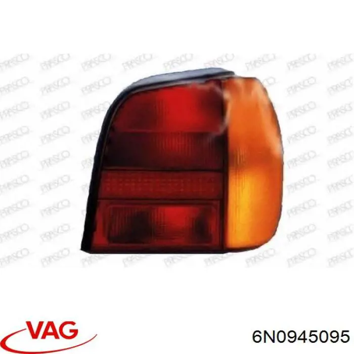 Do koszyka 6N0945095 VAG Lampa zespolona tylna lewa