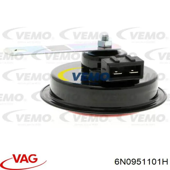 Sygnał dźwiękowy (klakson) VAG 6N0951101 cena, od 37,46 USD