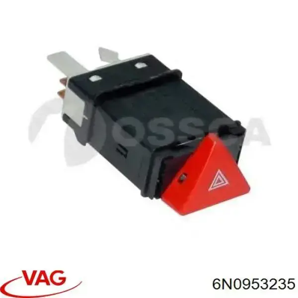 6N0953235 VAG Przycisk włączania światła awaryjnego