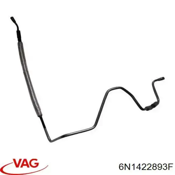 Przewód hydraulicznego układu wspomagania wysokiego ciśnienia, od pompy do maglownicy (mechanizmu) VAG 6N1422893F cena, od 69,11 USD