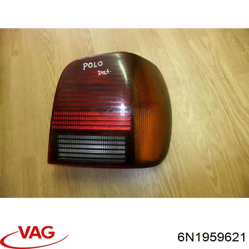 6N1959621 VAG Przycisk ogrzewania szyby tylnej