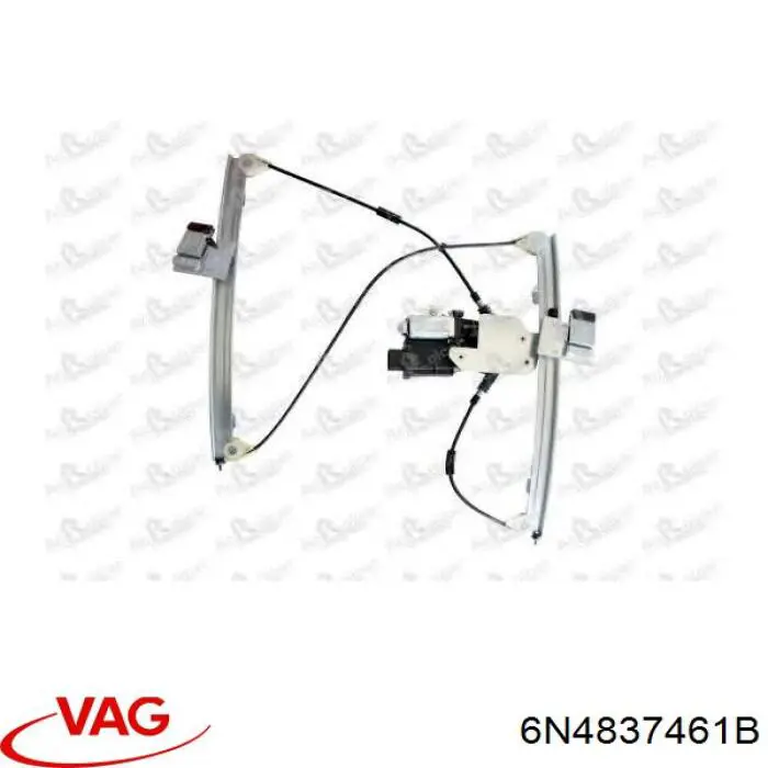 6N4837461B VAG Mechanizm podnoszenia szyby drzwi przednich lewych