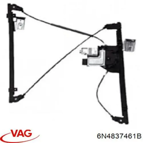 Do koszyka 6N4837461B VAG Mechanizm podnoszenia szyby drzwi przednich lewych