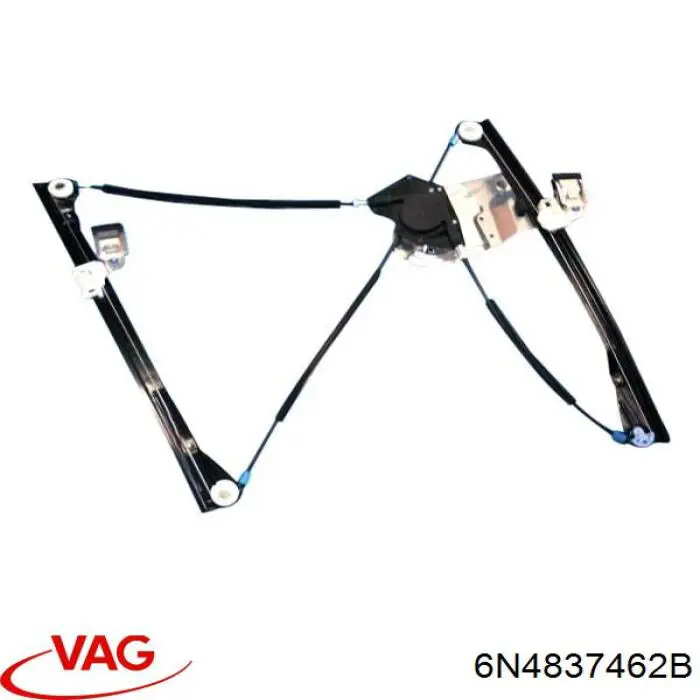 Do koszyka 6N4837462B VAG Mechanizm podnoszenia szyby drzwi przednich prawych