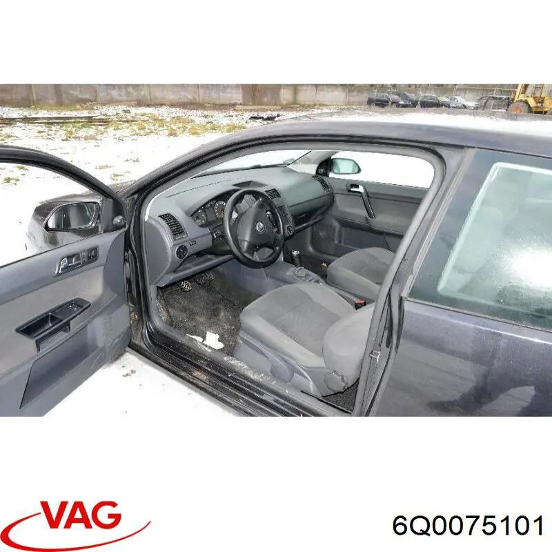Do koszyka Chlapacze tylne, komplet Volkswagen Polo IV 9N, 9A