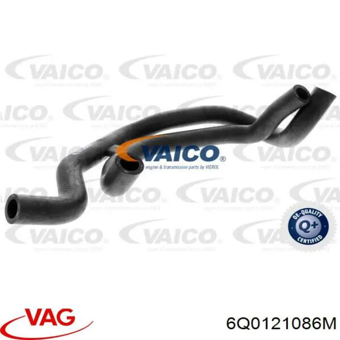 Do koszyka 6Q0121086S VAG Przewód (króciec) układu chłodzenia