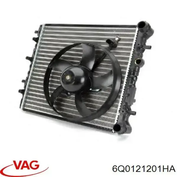 Chłodnica silnika VAG 6Q0121201HA cena, od 54,48 USD