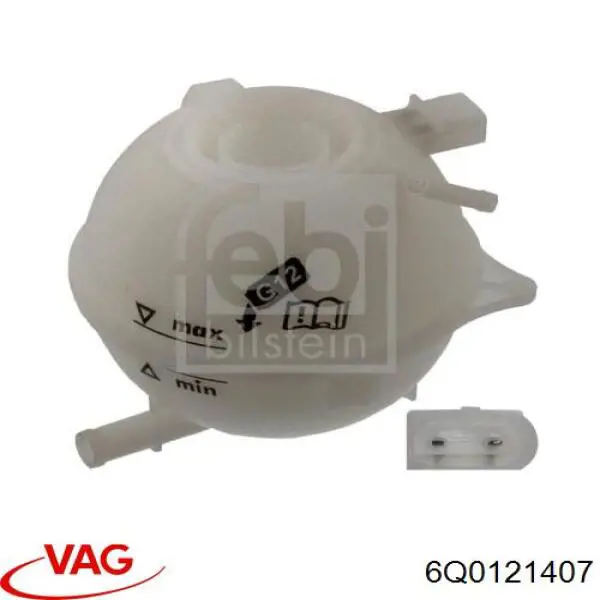 6Q0121407 VAG Zbiorniczek wyrównawczy układu chłodzenia