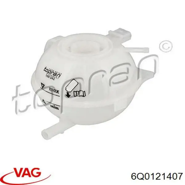 Zbiorniczek wyrównawczy układu chłodzenia VAG 6Q0121407 cena, od 54,70 USD