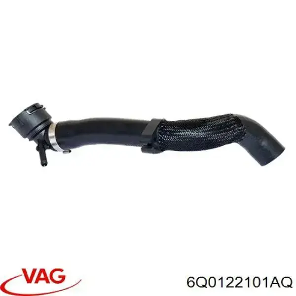 6Q0122101AQ VAG Przewód (króciec) chłodnicy górny