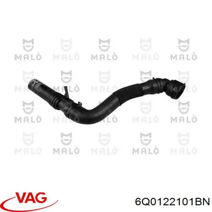 Przewód (króciec) chłodnicy górny VAG 6Q0122101BN cena, od 66,46 USD