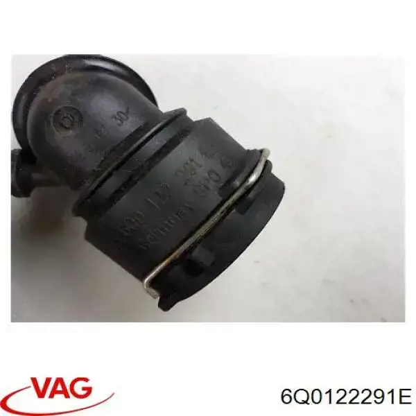 Kołnierz przewodu płynu chłodzącego (wg kodów 6Q0122291F i 1J0121619A VAG) VAG 6Q0122291E cena, od 7,96 USD