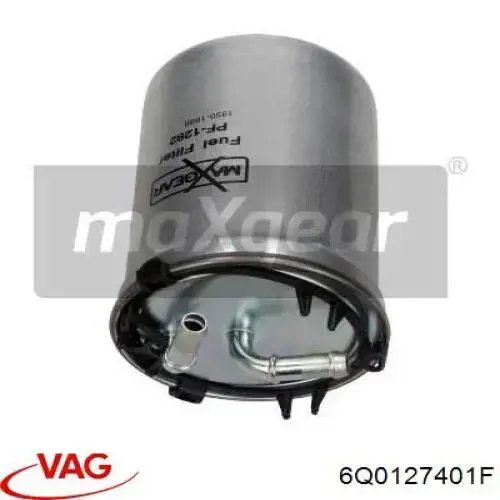 Do koszyka 6Q0127401F VAG Filtr paliwa