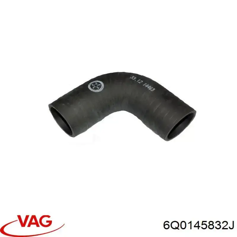 Przewód (króciec) intercoolera VAG 6Q0145832J cena, od 23,23 USD