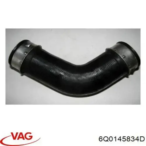 6Q0145834D VAG Przewód (króciec) intercoolera