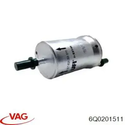 Do koszyka 6Q0201511 VAG Filtr paliwa