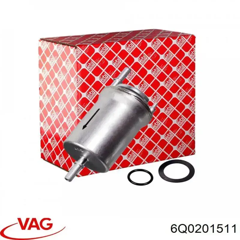 Do koszyka 6Q0201511 VAG Filtr paliwa