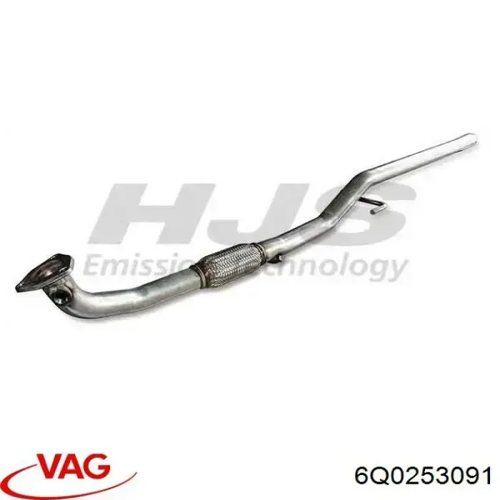 Tłumik, przednia część VAG 6Q0253091 cena, od 65,65 USD