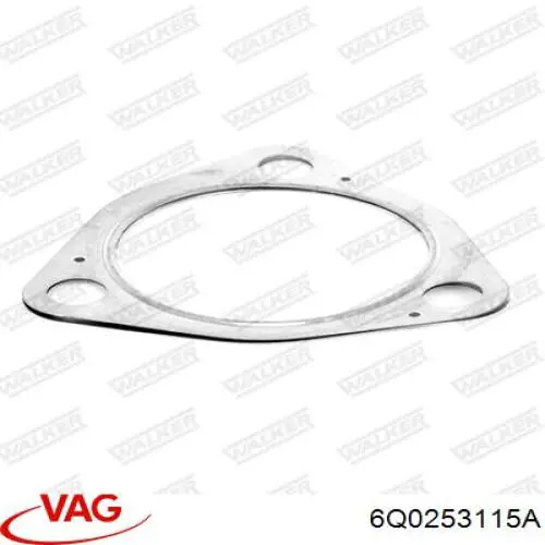Uszczelka rury odbiornika tłumika VAG 6Q0253115A cena, od 4,93 USD